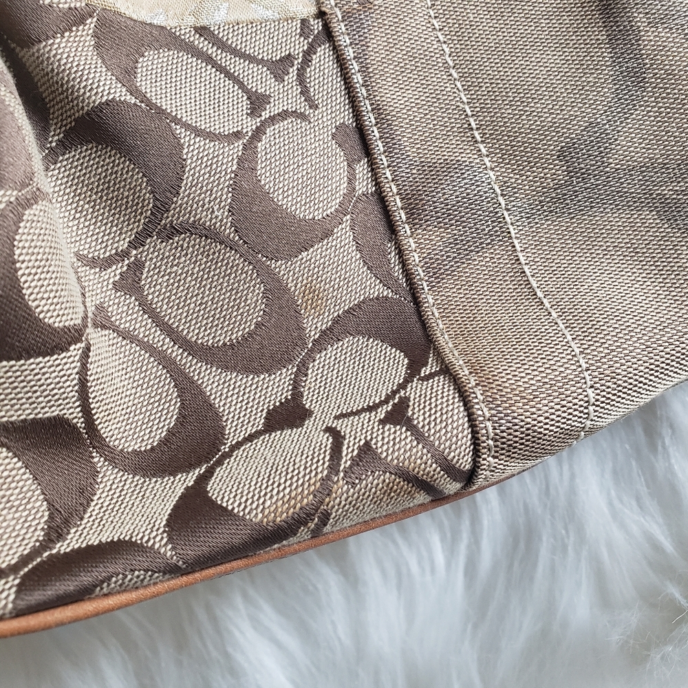 Vintage Multi Pattern Coach Patchwork Handbag Purse - Picture 11 of 13